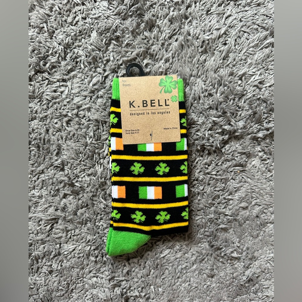 K.BELL St. Patrick’s Day Socks
